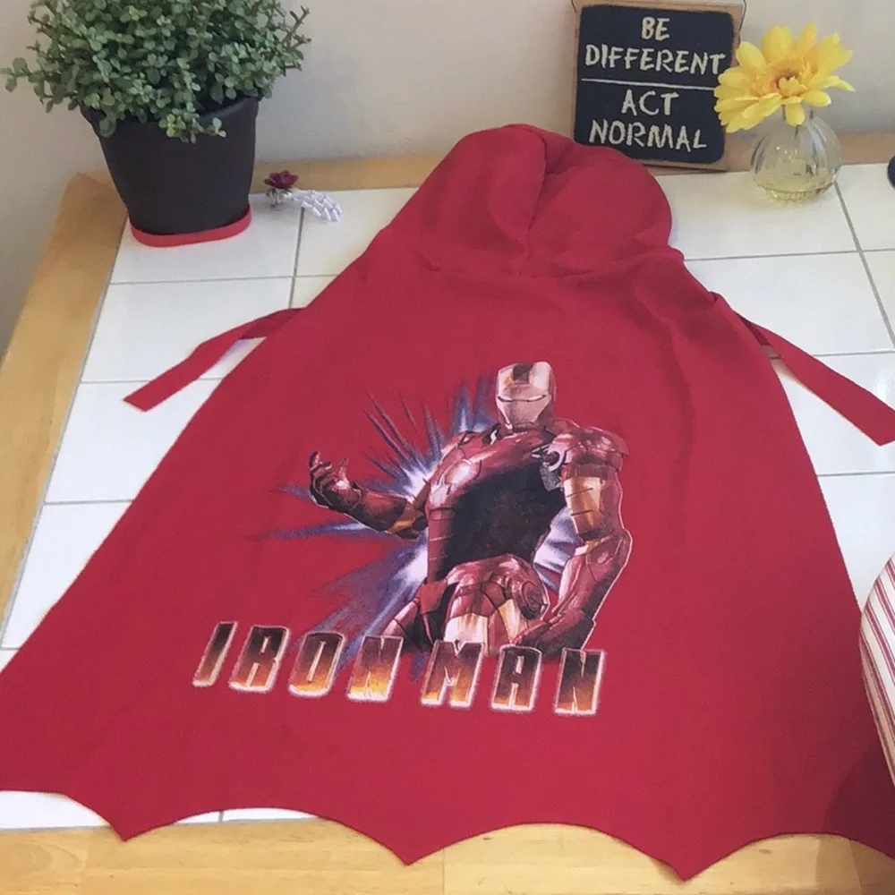 ‘Iron Man’ Superhero Masked Cape